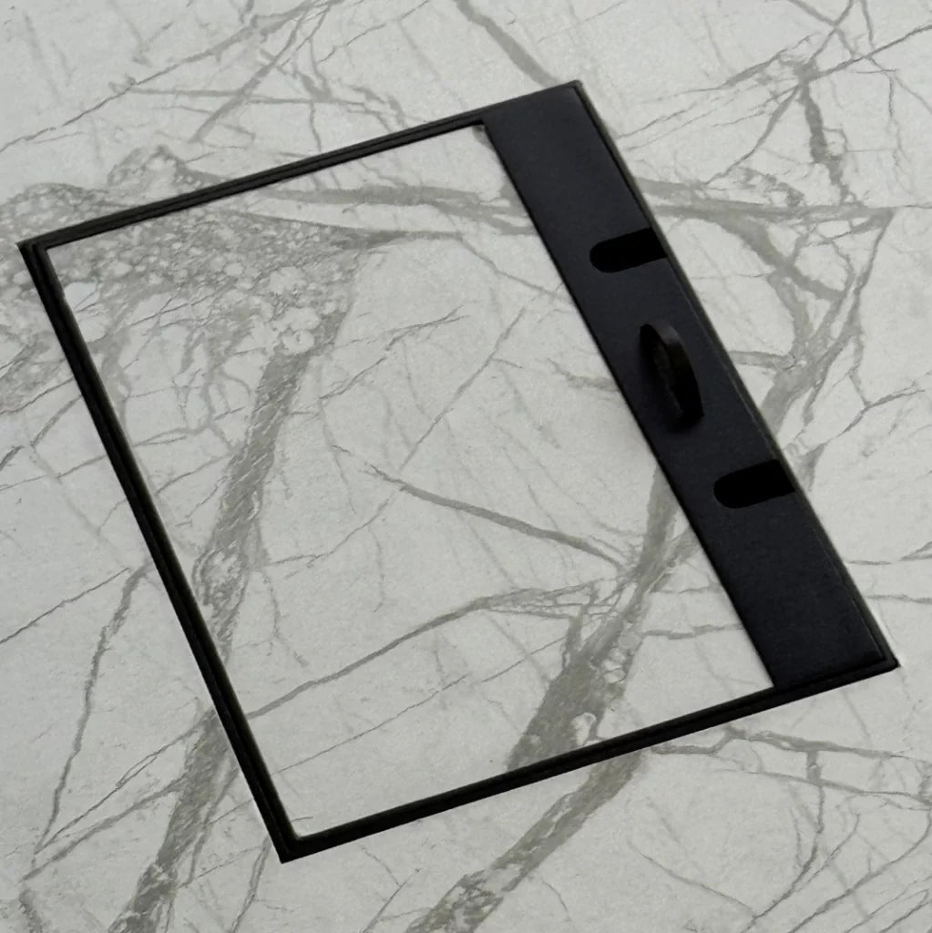 Black Flush Recessed Floor Sockets