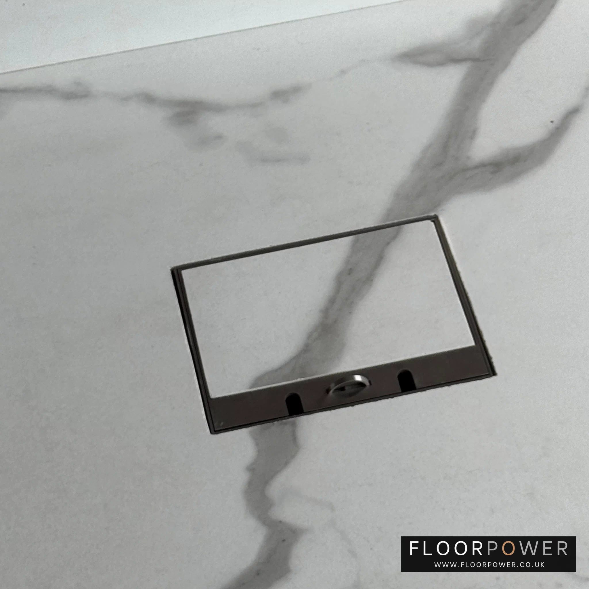 Finished Concealed Flush Recessed Floor Socket