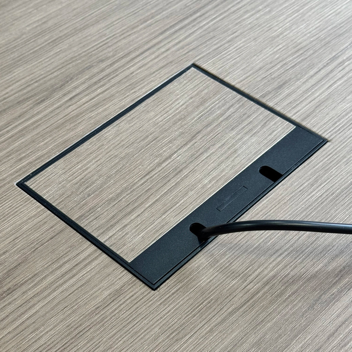 Flush recessed floor socket from FloorPower.